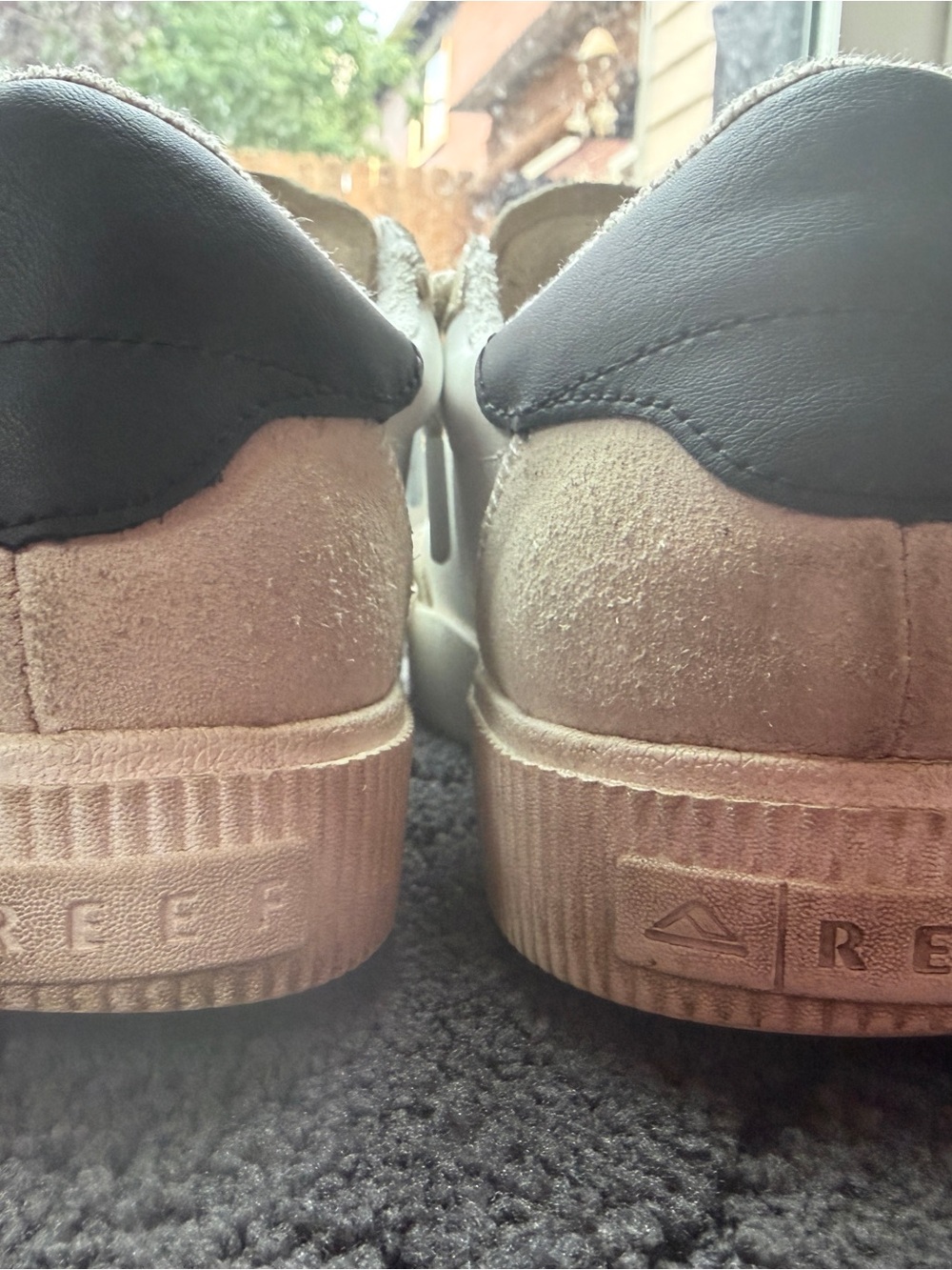 Women’s Reef Lay Day Sneakers Black and White size 9 1/2 - Picture 6 of 7